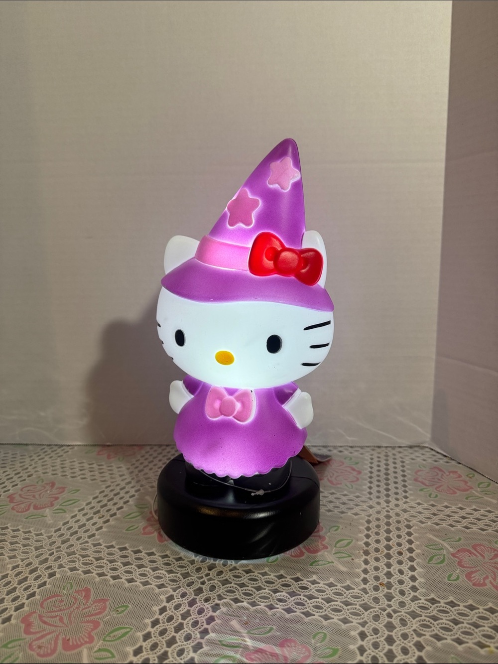 Sanrio Hello Kitty Witch Blow Mold Halloween Tabletop Decor 12" (NEW WITH TAG)